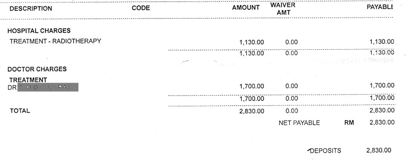 HospitalBill Tiu Tjin Tjhin