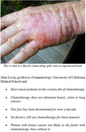 Chemo die sooner Levin